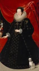 Leonor Gonzaga (1598-1655), emperatriz con vestido negro